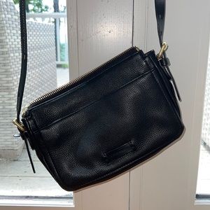 Cole Haan black leather shoulder bag